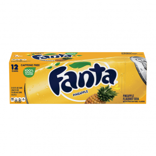 Fanta Pineapple 12oz (355ml) 24 Pack American Import Usa Soda